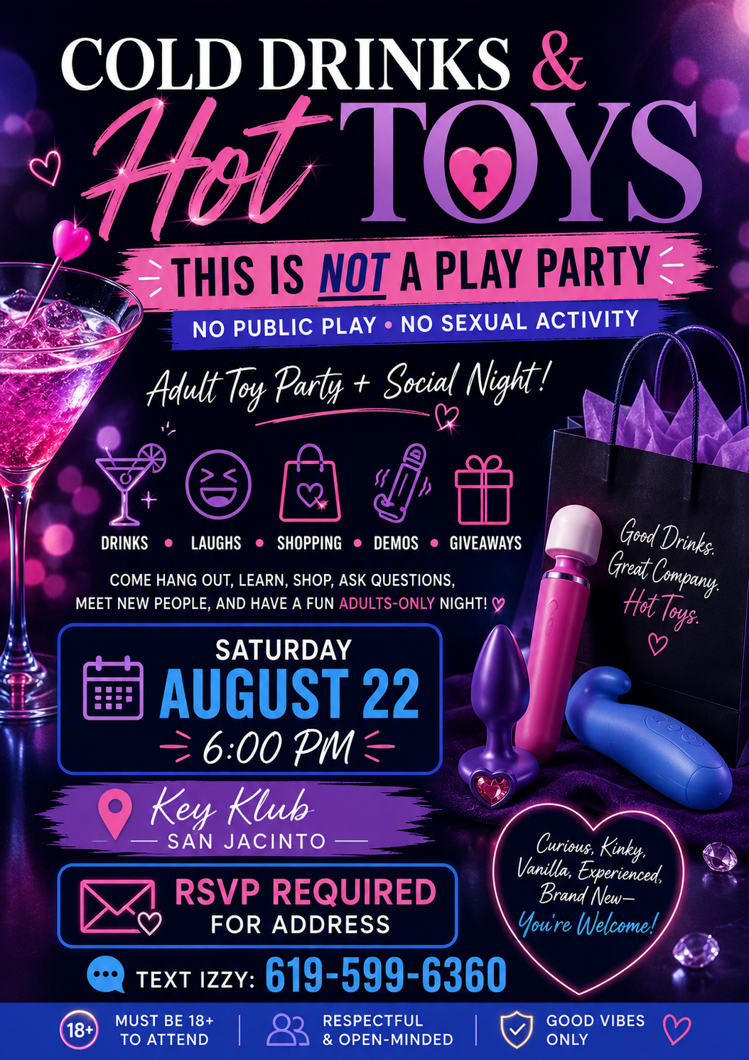 Cold drinks and Hot toys party